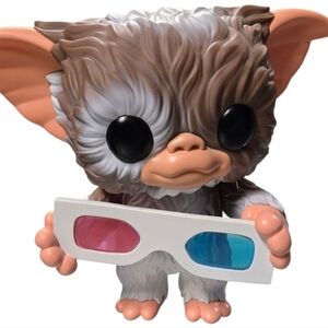 Funko Brown and White Figure with 3D Glasses
